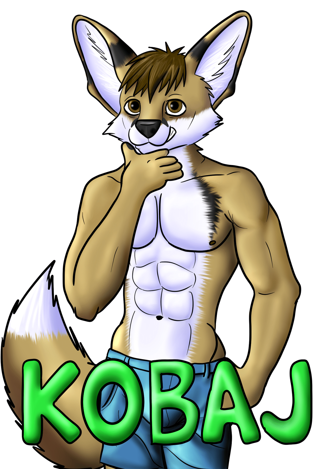 Kobaj with a smug grin.