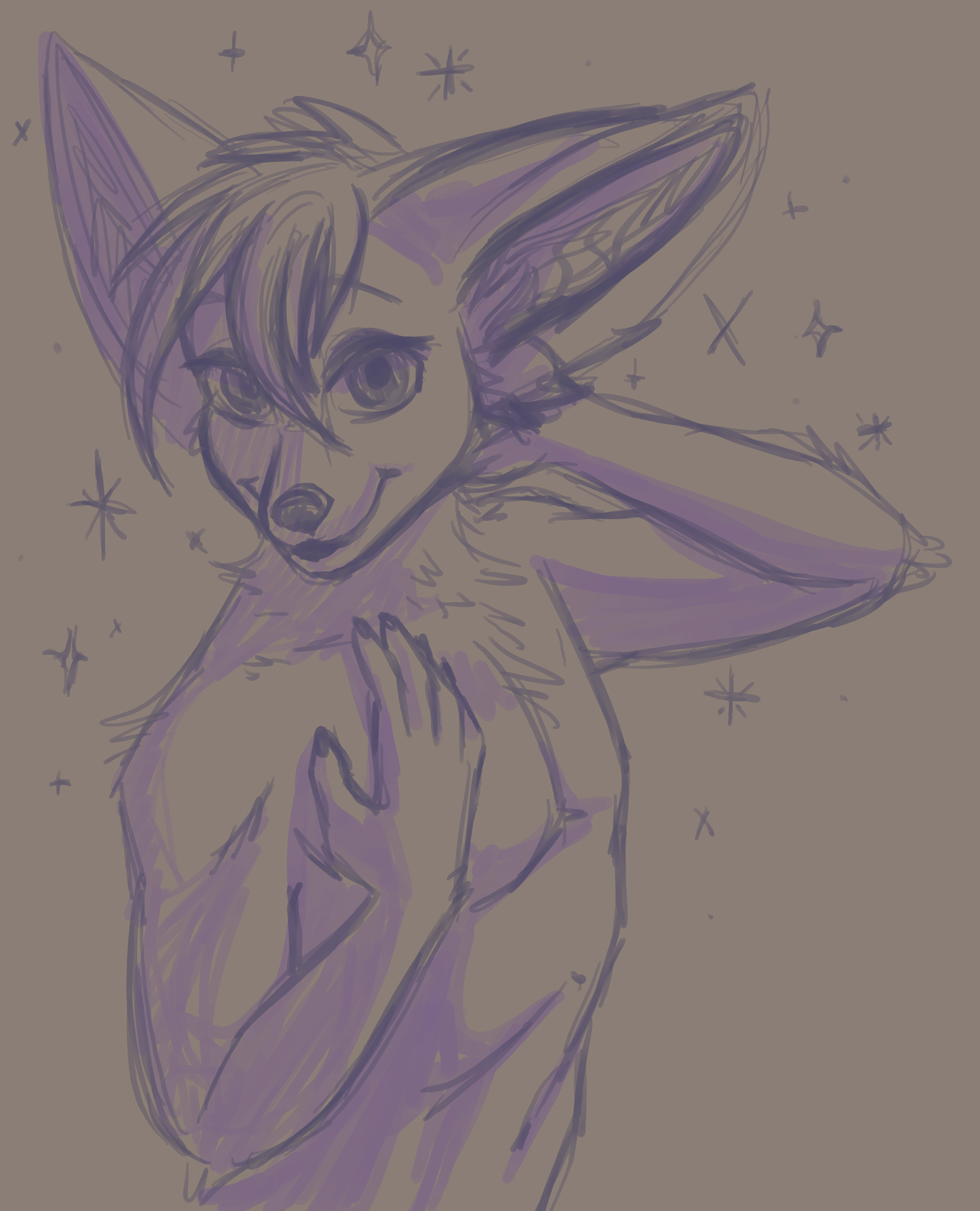 Kobaj making sure you see his best side.