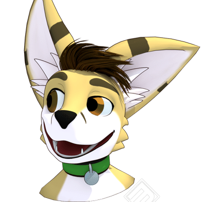 Kobaj's head, looking left.