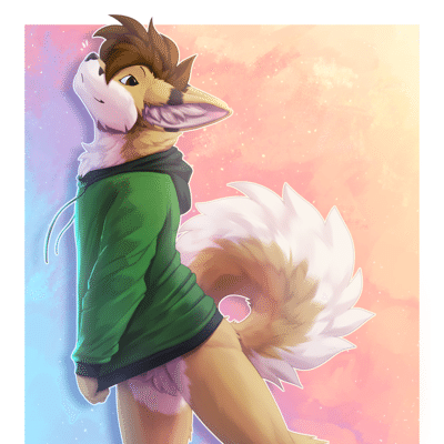 Kobaj showing off his new green hoodie with a little spin.