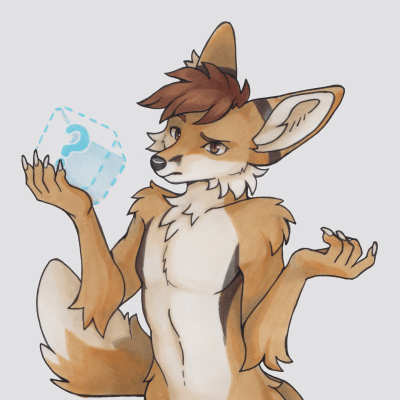 Kobaj seems to have lost something, and has no idea where it has gone, he holds up his arms in a shrug and shows there is nothing in his hand.